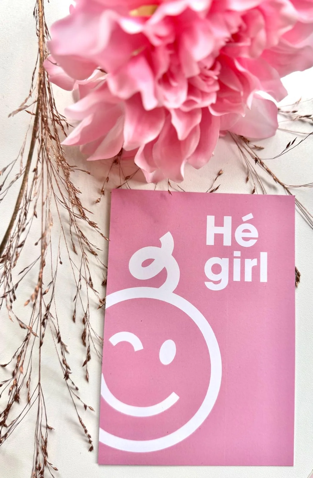 Kraamwinkel kaart 'H&eacute; girl' - 5538b712 acc2 46b6 a7cb 3a3ce16ddc49 - kwk02