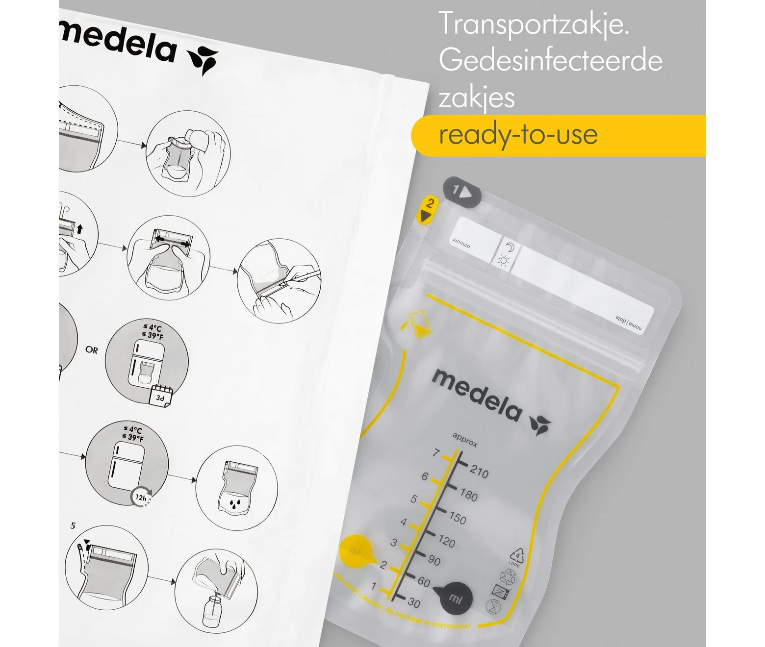 Medela moedermelk bewaarzakjes 50 stuks - 6fb6e10c bf94 4660 ace5 253493cb1060 - 101046331