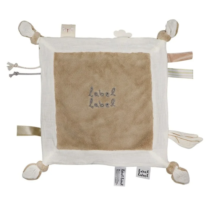 Label Label knuffeldoekje nougat
