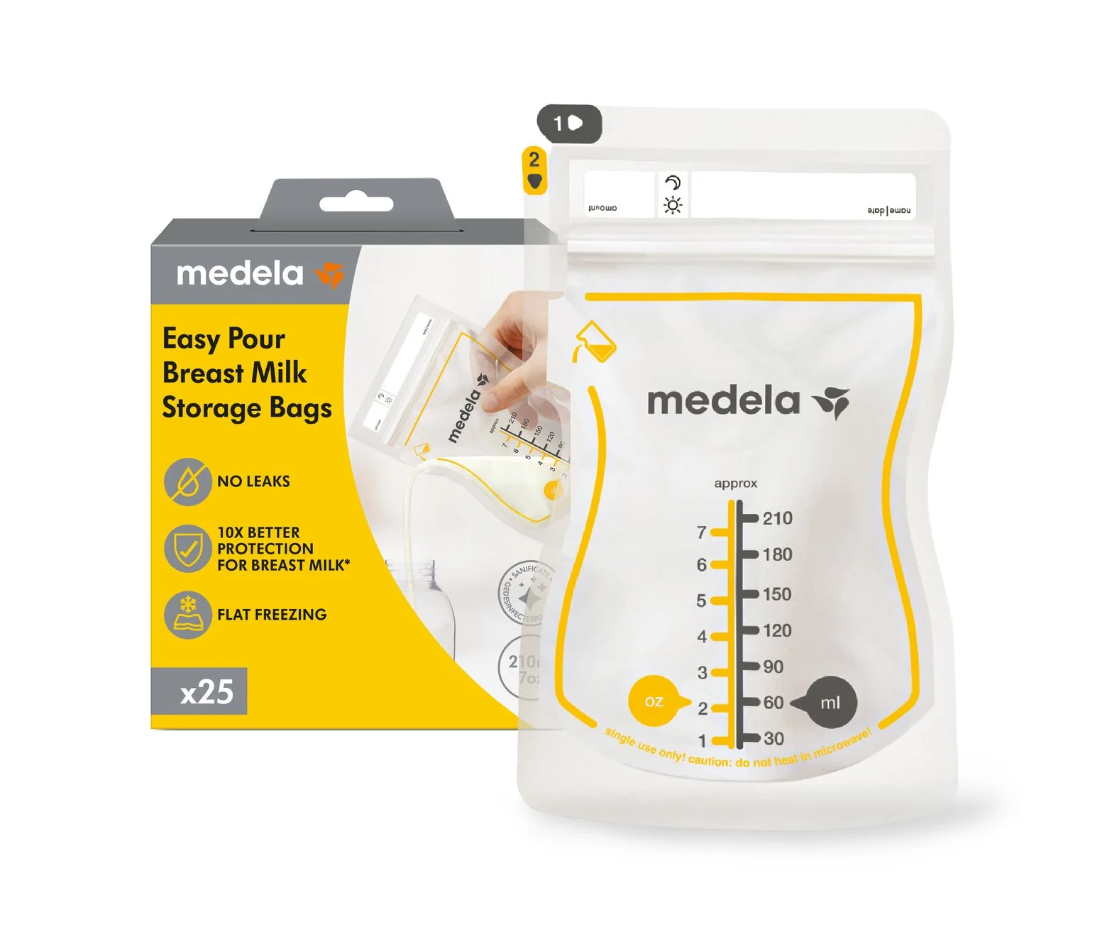 Medela moedermelk bewaarzakjes 25 stuks - E122cc50 1209 4100 97d5 fce6a68264e8 - 101046325