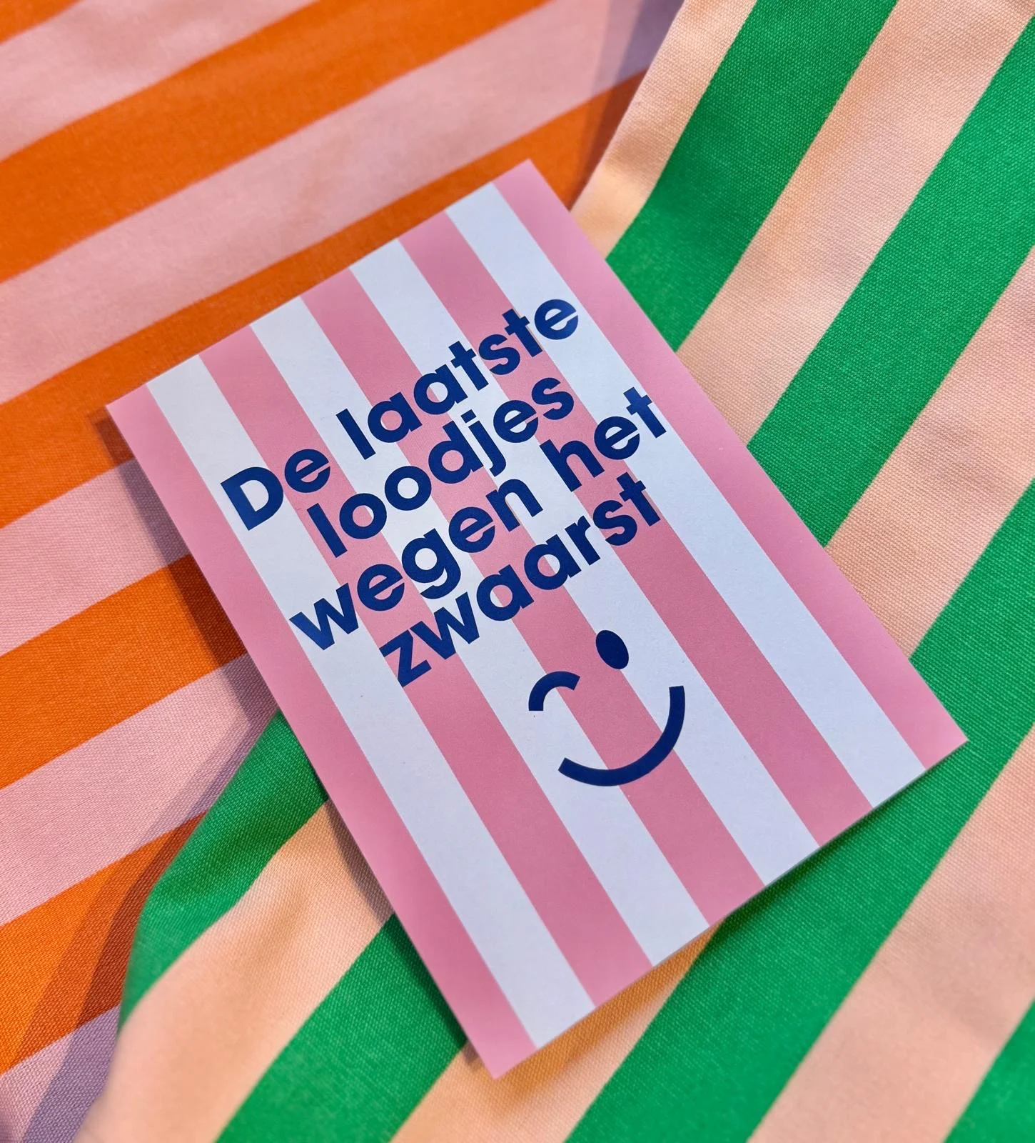 Kraamwinkel kaart 'Laatste loodjes' - E9b59bbe a462 4111 a0ec c42e336a2a62 - kwk13