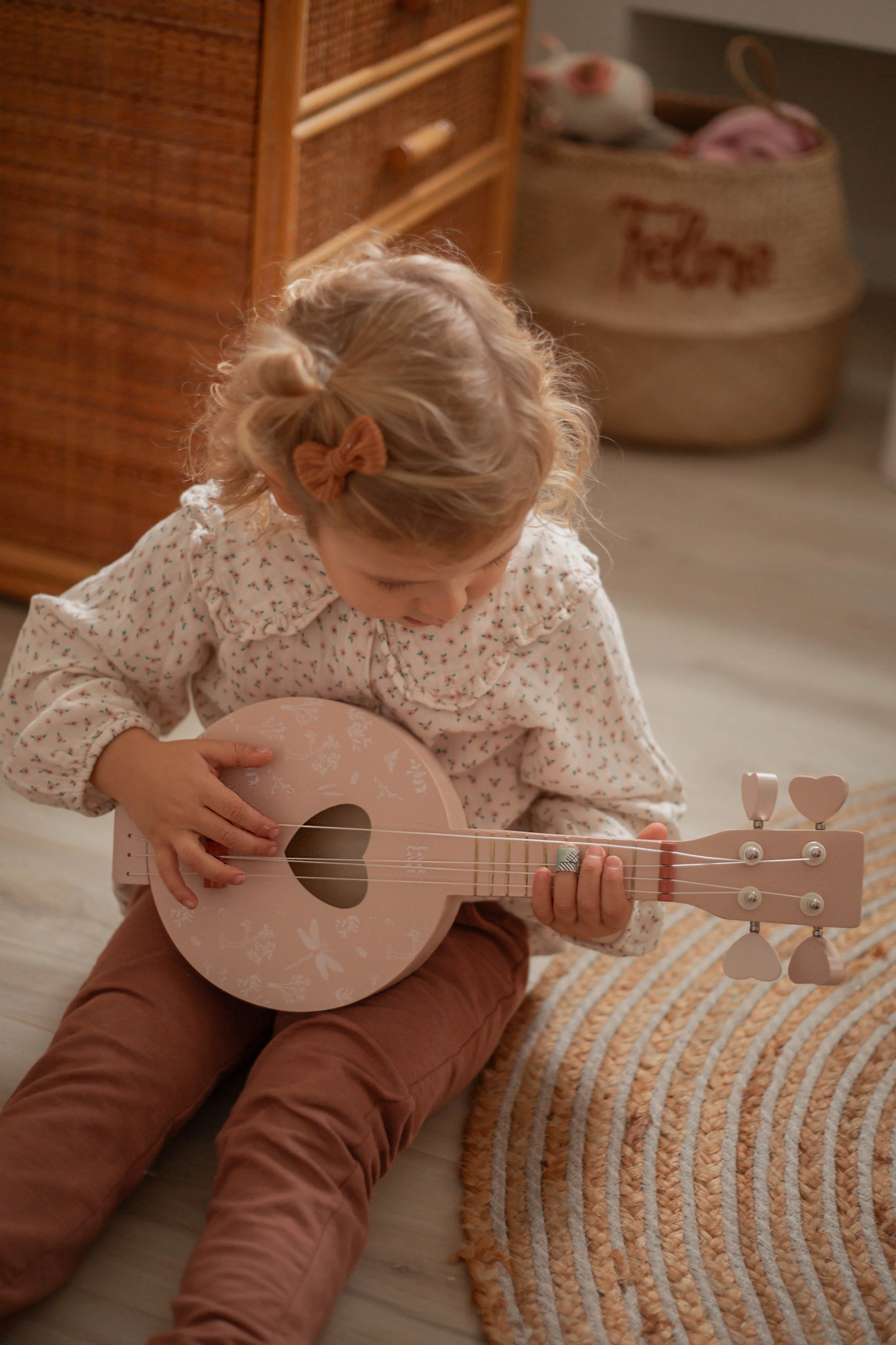 Label Label banjo roze - Llwt 04328 5420067904328 label label pink wooden banjo 01 - 5420067904328