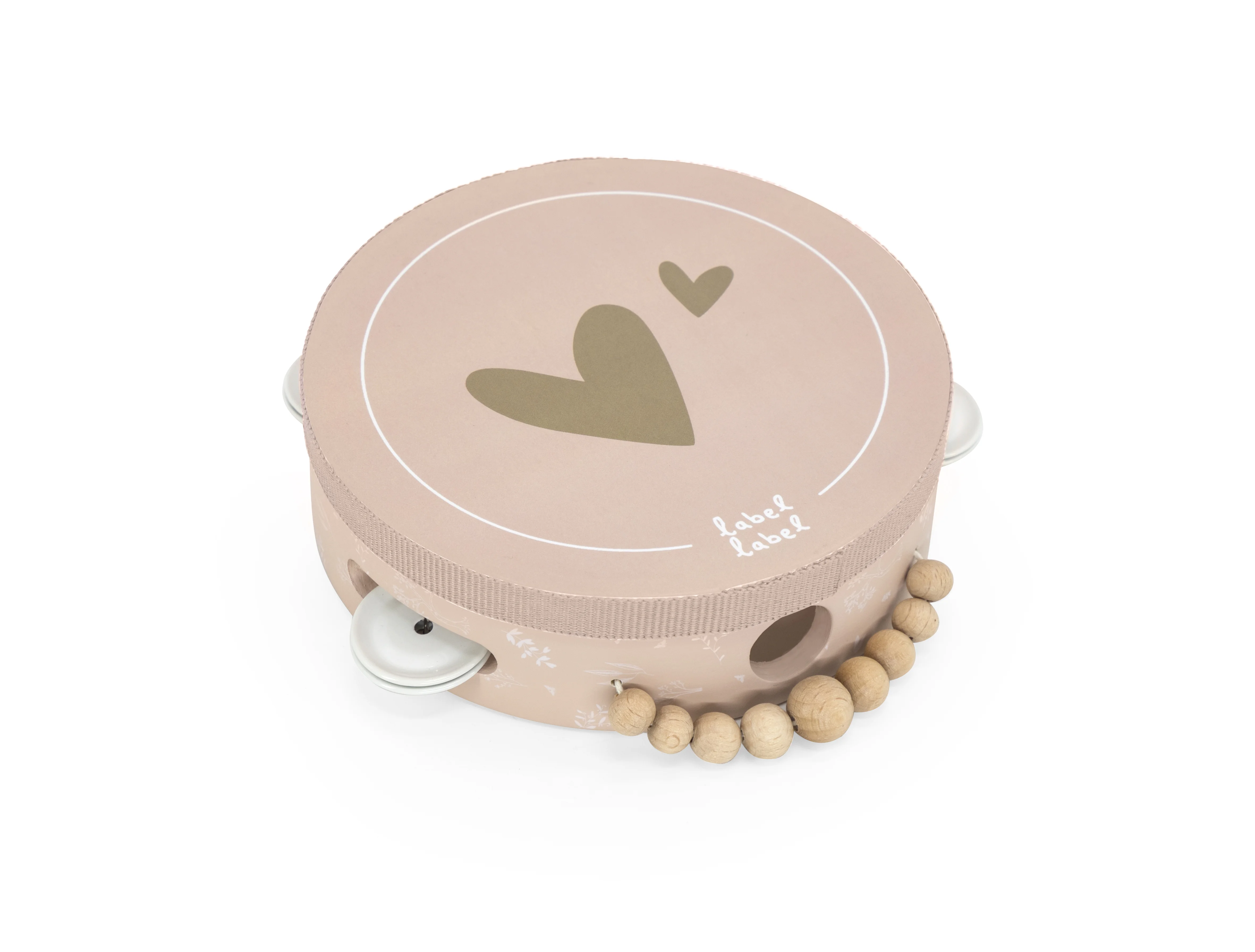 Label Label tamboerijn roze - Llwt 04397 5420067904397 label label pink wooden tambourine 02 2 - 5420067904397