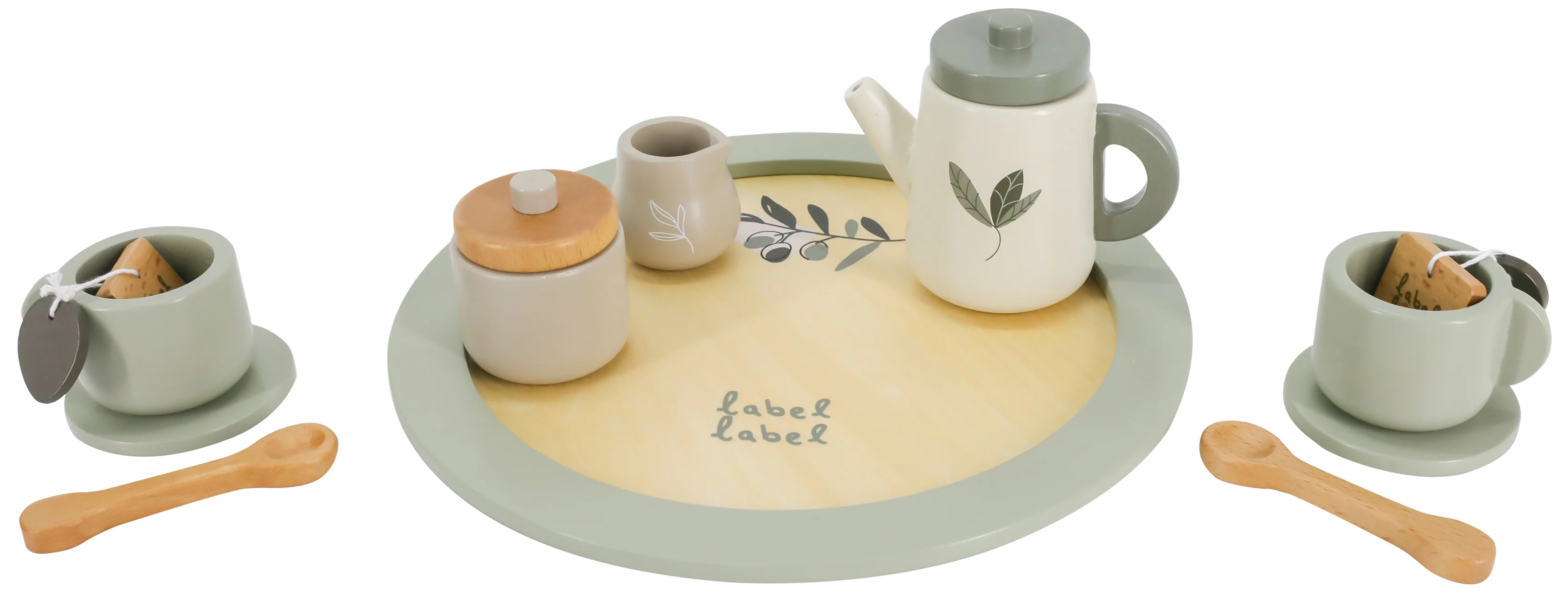 Label Label theeset olive - Llwt 27617 tea set olive green 05 - 5420067927617