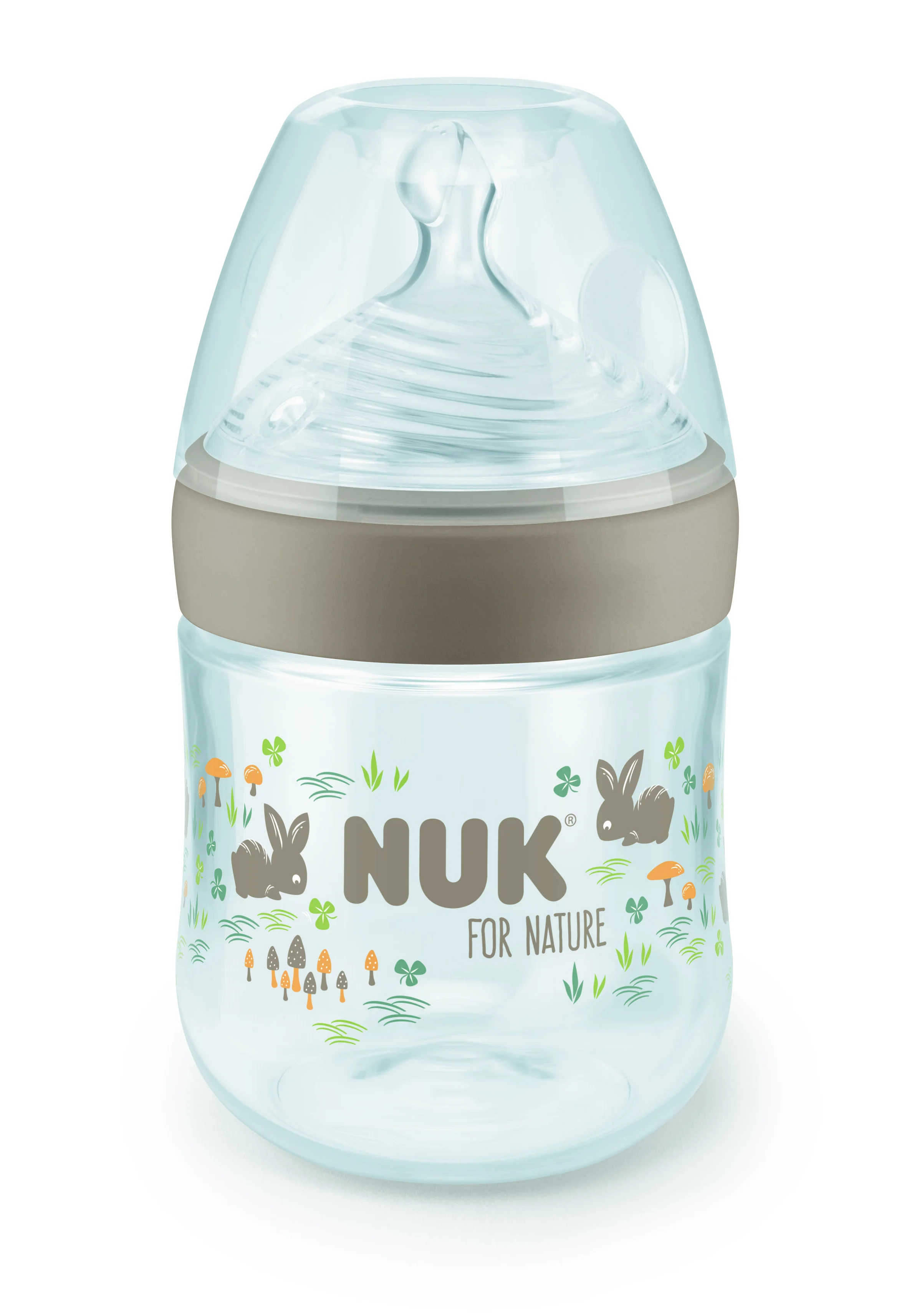 NUK nature fles 0-6 maanden beige 150ml - Nu 10215367 4008600419600 1 - 4008600419600