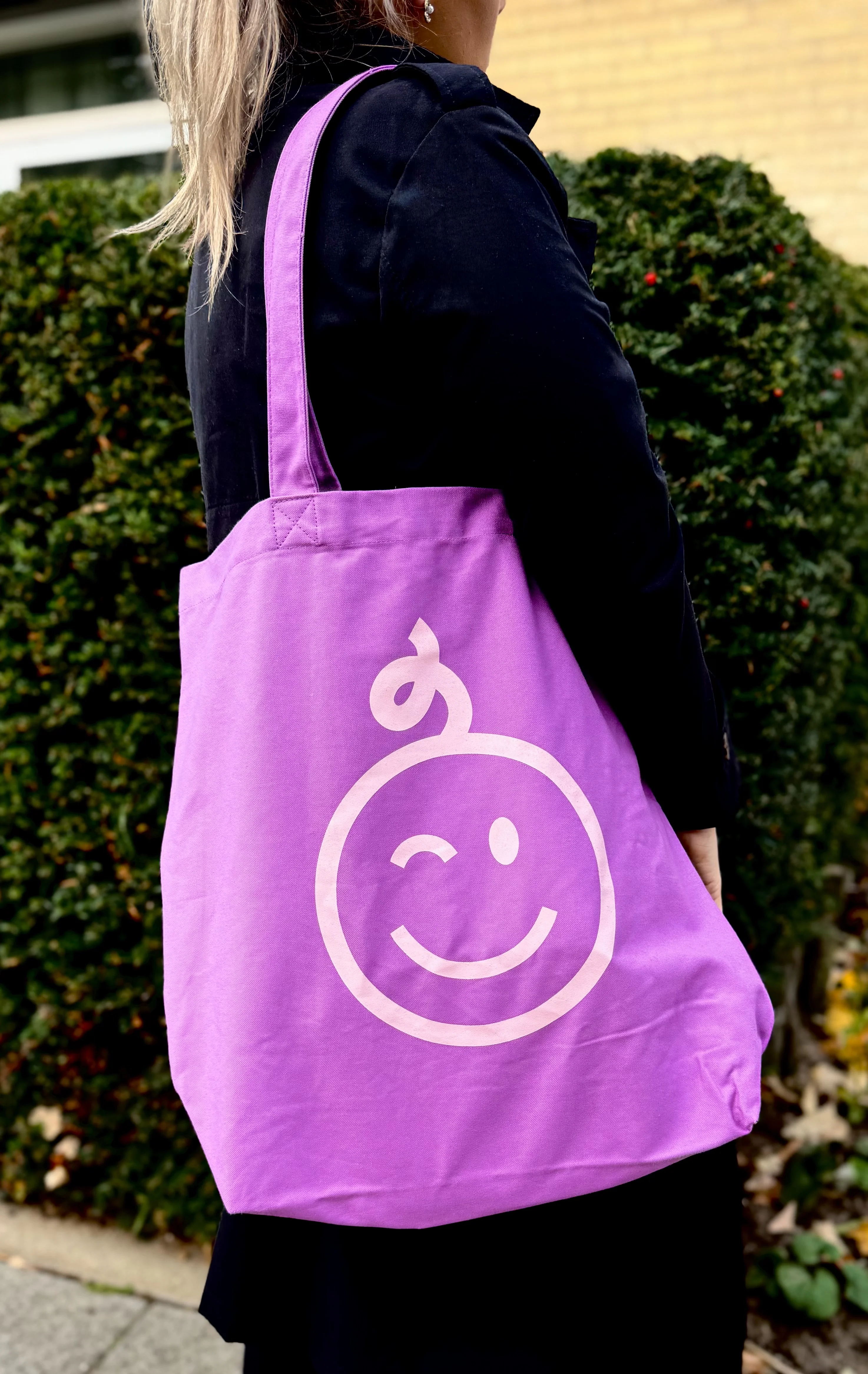 Kraamwinkel shopper 'Paars/roze baby' - Tempimagedcwca2 - kwt04