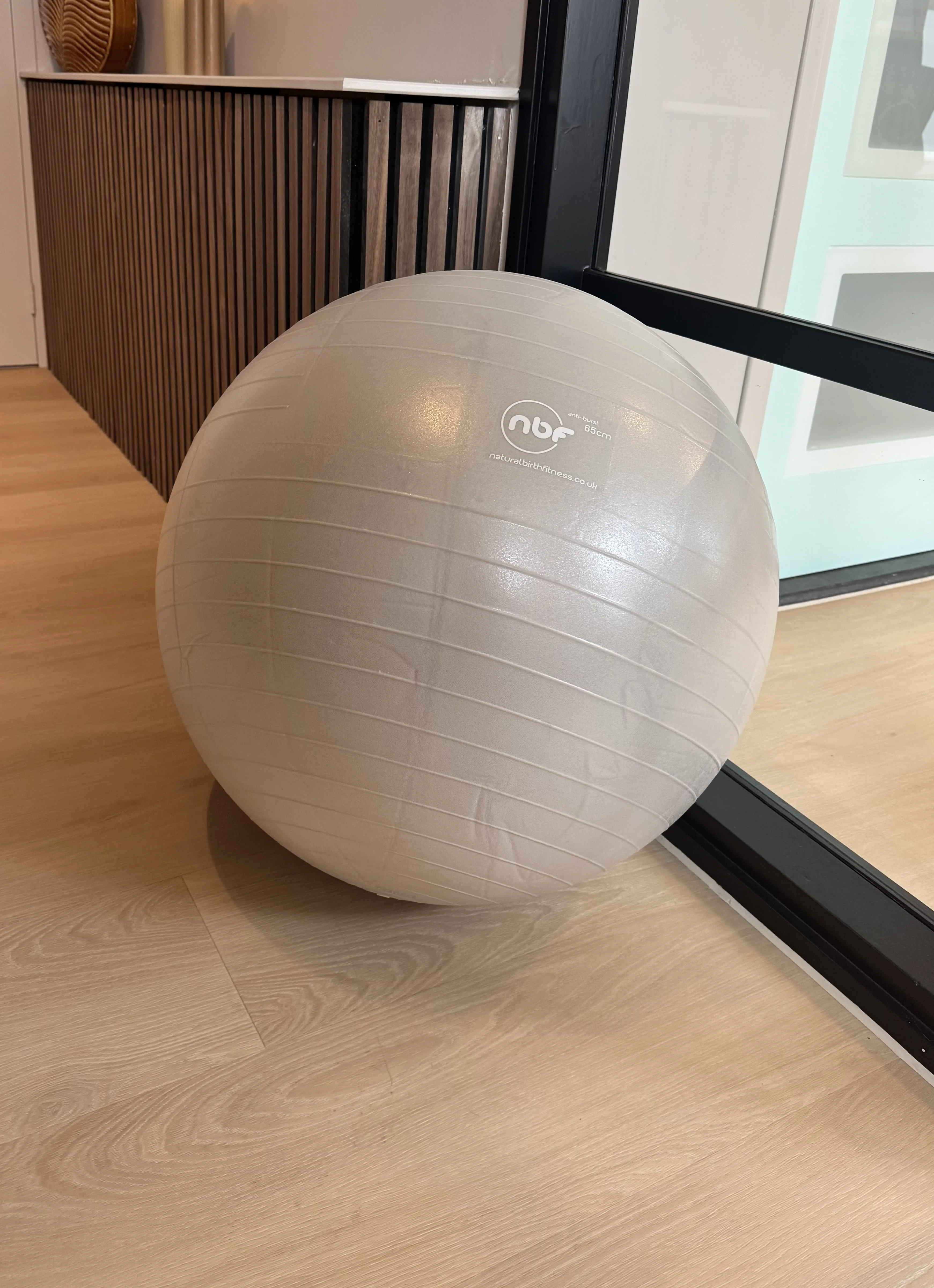 Geboortebal 75 cm zilver - Tempimagenivmhi - bbzilv75