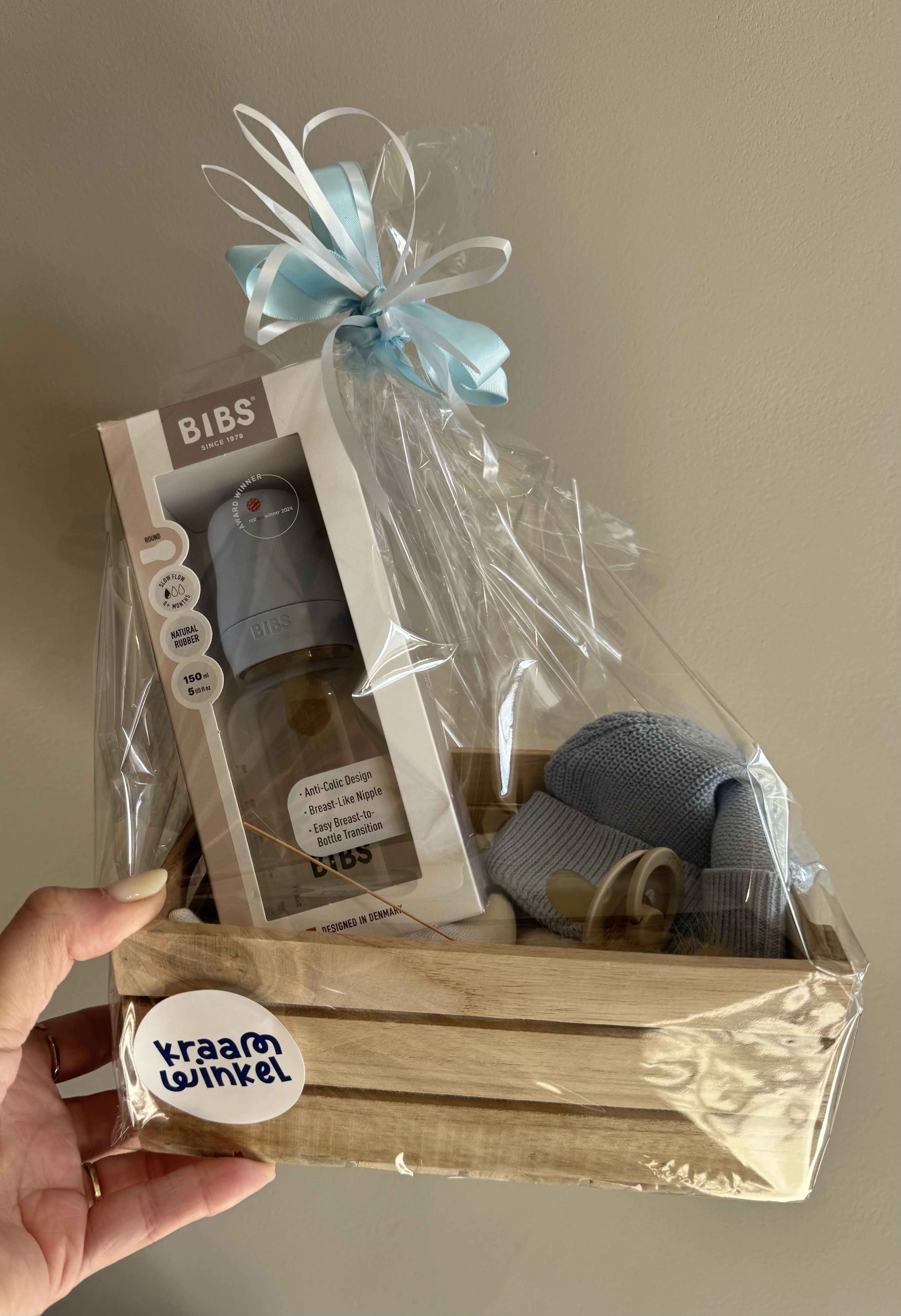 Cadeaupakket hout lichtblauw - Tempimagep6koea - cphl
