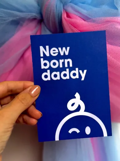 Kraamwinkel kaart 'Newborn daddy' - 2bf495f7 2b1a 4223 acf9 1d67697011b2 - kwk09