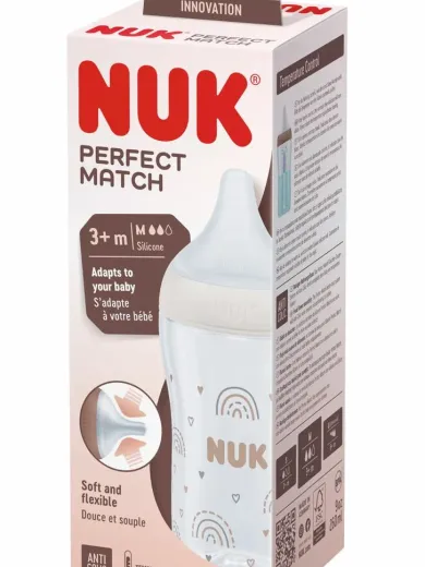 NUK perfect match 3+ maanden 260ml rainbow plastic - 5f5e764d 73d9 470d adaf f20cc88a9eba - 4008600434245