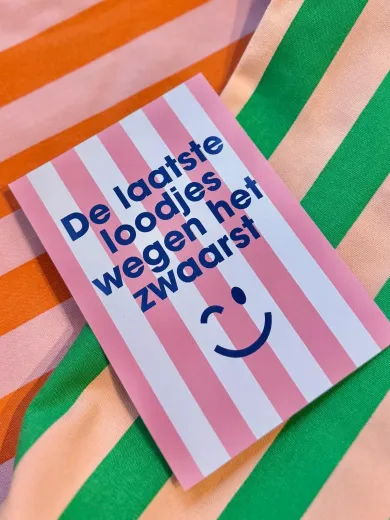 Kraamwinkel kaart 'Laatste loodjes' - E9b59bbe a462 4111 a0ec c42e336a2a62 - kwk13