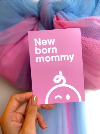Kraamwinkel kaart 'Newborn mommy' - New born mommy - kwk10
