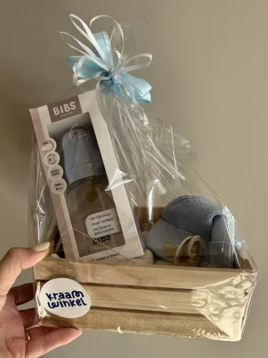 Cadeaupakket hout lichtblauw - Tempimagep6koea - cphl