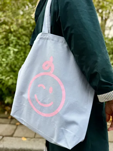 Kraamwinkel shopper 'Blauw/roze baby - Tempimageueh8rg - kwt01